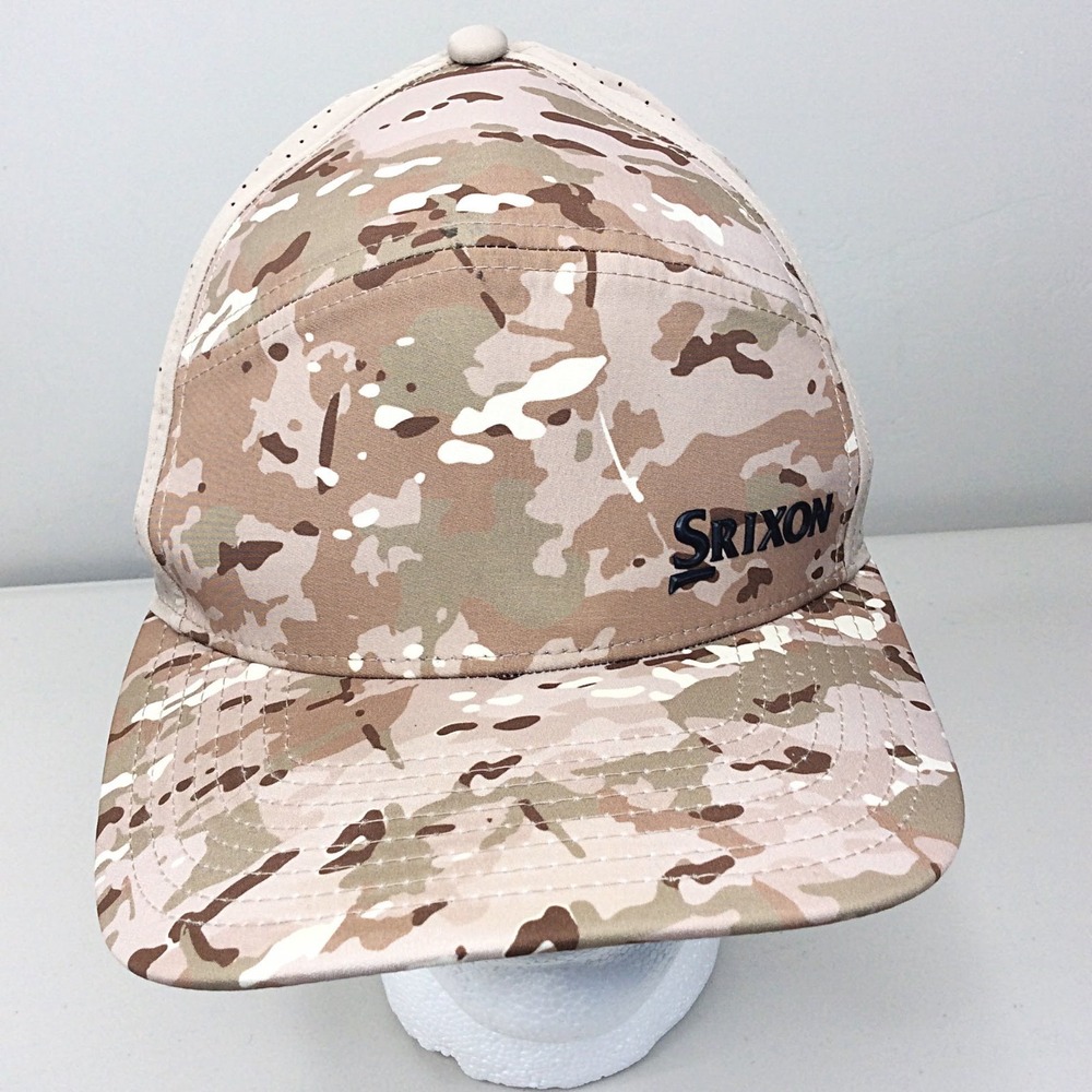 Srixon Limted Edition Camo Snapback Hat Breathable Adjustable Cap